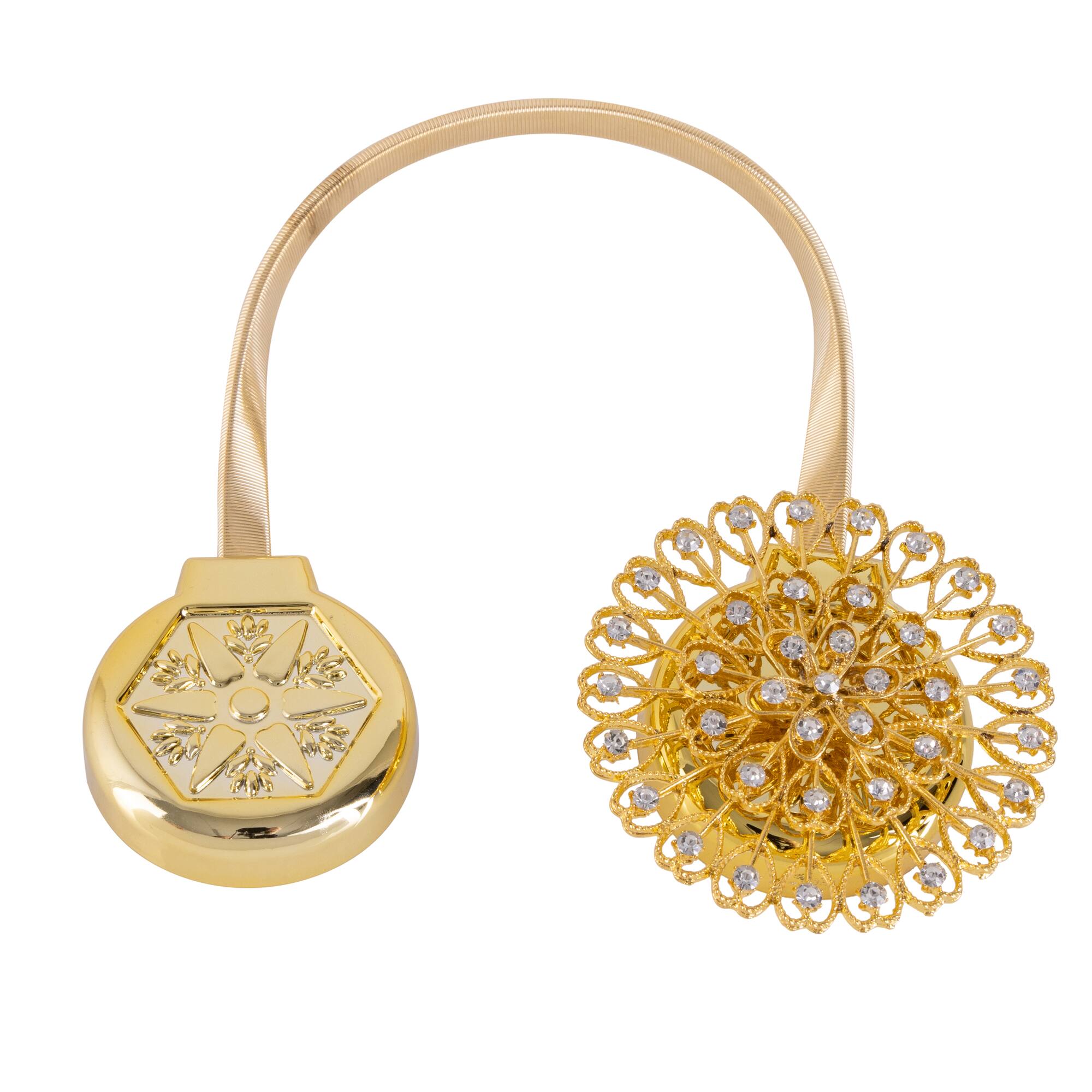 Simplify Gold Magnetic Curtain Tie Back